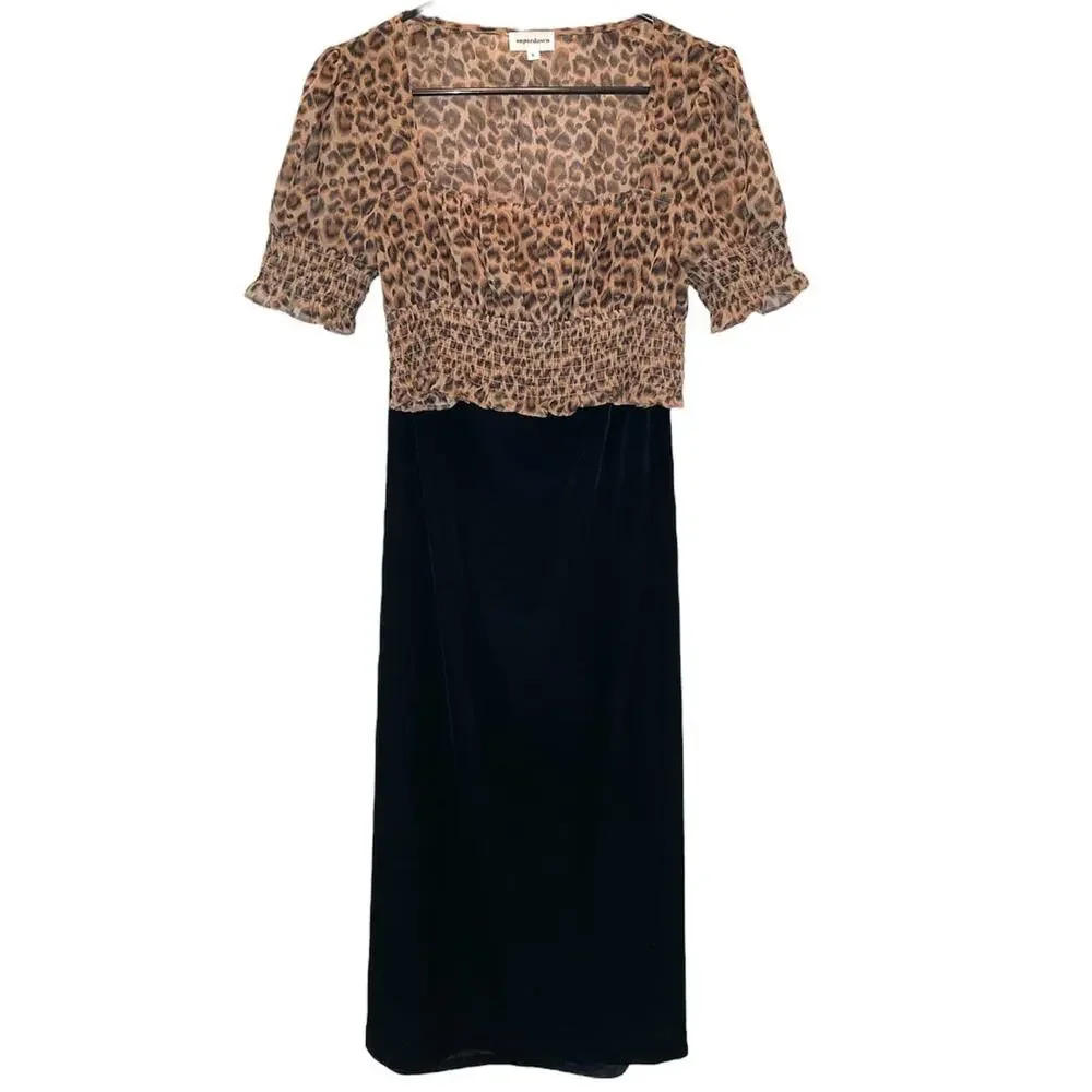 Linda Allard Ellen Tracy Black Velvet Maxi Skirt 10